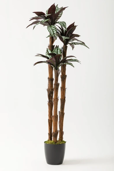 Güleç Yapay Çiçek Yapay Kılıç Ağacı 150 Cm 54 Dal Mürdüm Beyaz