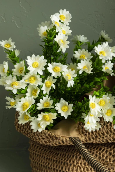 Yapay Papatya Demeti 35 Cm 5 Dal - Resim 7