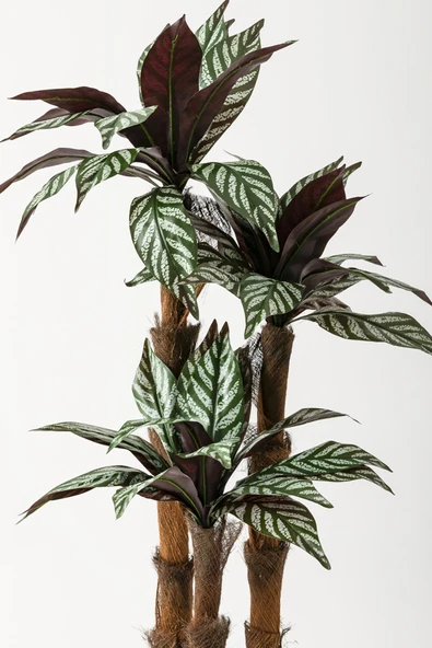 Güleç Yapay Çiçek Yapay Kılıç Ağacı 150 Cm 54 Dal Mürdüm Beyaz - 2