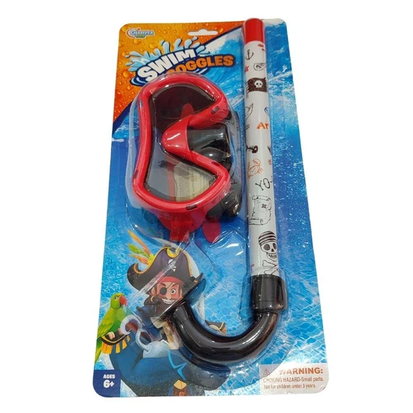 Korsan Temalı Maske Şnorkel Seti 6+ - 3