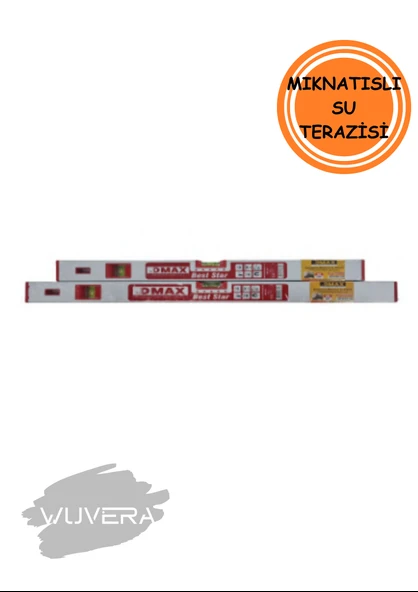 Wuvera 80 cm Mıknatıslı Su Terazisi – Yatay, Dikey ve Açılı Ölçüm İçin Profesyonel Terazi - Resim 4