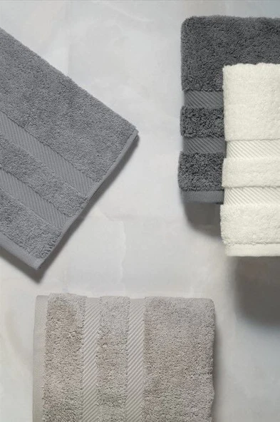 Altınbaşak Jakarlı 4´lü 50x90 El Havlusu Nori V2 - 4