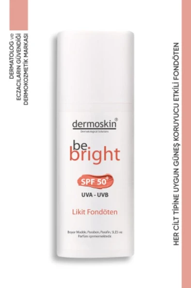 Be Bright Spf50+ Likit Fondöten 33ml - Light - 3
