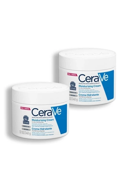 CeraVe Yüz Ve Vücut Nemlendirici Krem 340 gr Avantaj Paket 2'li