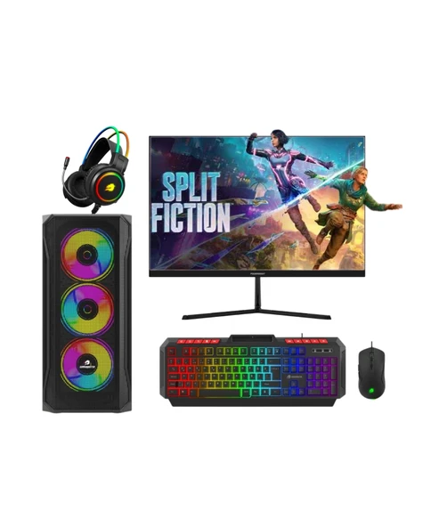 GameBooster Gb-1767 Ryzen 7 7800X 32Gb Ddr5 1Tb M2 Nvme 5060Tİ Vga " 23.8 Monitör Gaming Pc