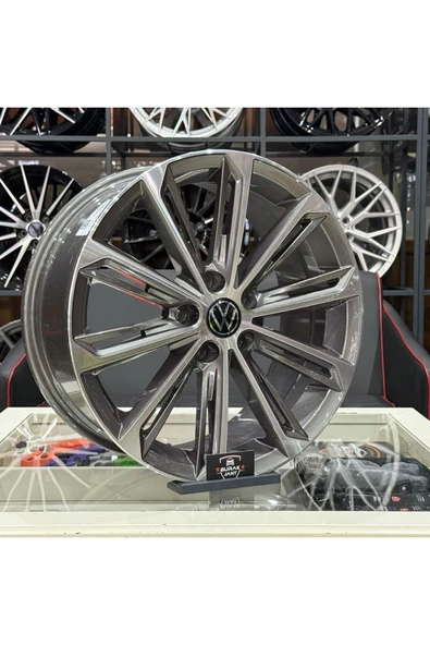 AGT 18 İNÇ 5X112 VW PASSAT JETTA CADDY GOLF UYUMLU VERONA TİTAN DİAMOND JANT MODELİ (4ADET) - 2