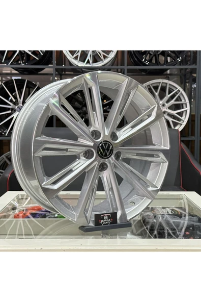 AGT 18 İNÇ 5X112 VERONA SİLVER DİAMOND PASSAT JETTA CADDY GOLF UYUMLU JANT MODELİ (4ADET)