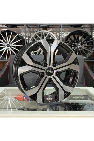 AGT 16 İNÇ 5X114.3 YENİ RENAULT DACIA DUSTER BLACK DİAMOND JANT TAKIMI (4ADET) - Resim 2
