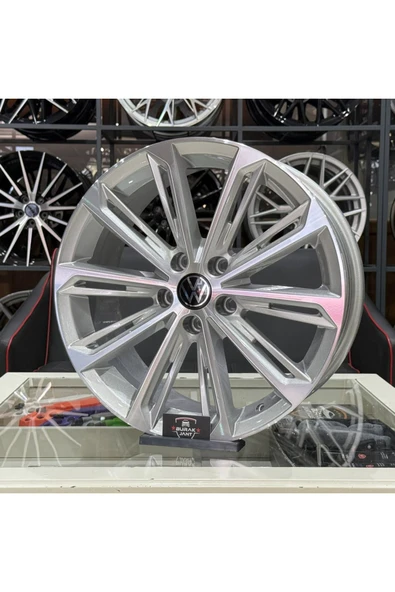AGT 18 İNÇ 5X112 VERONA SİLVER DİAMOND PASSAT JETTA CADDY GOLF UYUMLU JANT MODELİ (4ADET) - 3