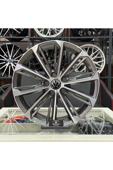AGT 18 İNÇ 5X112 VW PASSAT JETTA CADDY GOLF UYUMLU VERONA TİTAN DİAMOND JANT MODELİ (4ADET)