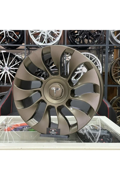 AGT 19 İNÇ 5X114.3 TESLA Y PERFORMANCE KALIP BRONZ JANT TAKIMI (4ADET) - 3