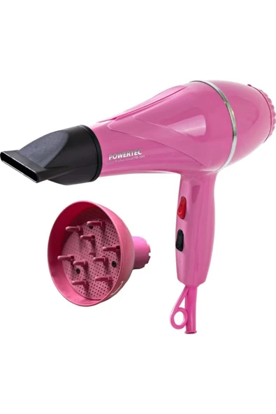 Powertec TR-501+Renkli Vigo Başlıklı Profesyonel Renkli Fön Makinesi - 4