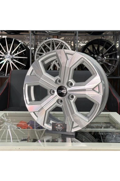 AGT 16 İNÇ 5X114.3 YENİ RENAULT DACIA DUSTER SİLVER DİAMOND JANT TAKIMI (4ADET) - 3