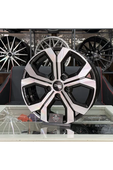 AGT 16 İNÇ 5X114.3 YENİ RENAULT DACIA DUSTER BLACK DİAMOND JANT TAKIMI (4ADET) - Resim 3