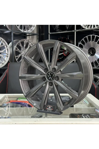 kormetal 17 İNÇ 5X100 VOLKSWAGEN POLO İBİZA RAPİD SCALA LONDON GUN METAL GRİ JANT MODELİ (4ADET) - 3