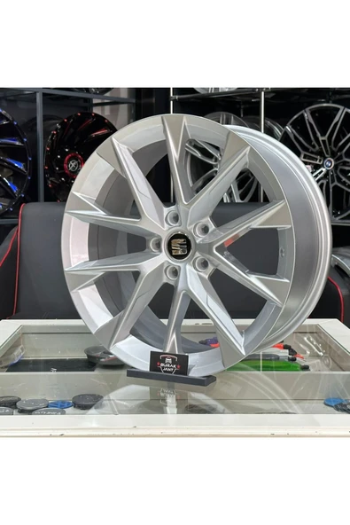 kormetal SEAT LEON FR Uyumlu 18 İNÇ 5X112 AKREP GÜMÜŞ GRİ JANT MODELİ (4ADET) - 3