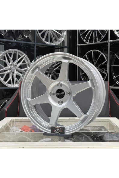 kormetal 17 İNÇ 4X100 VOLK TE37 SİLVER JANT TAKIMI (4ADET) - 3