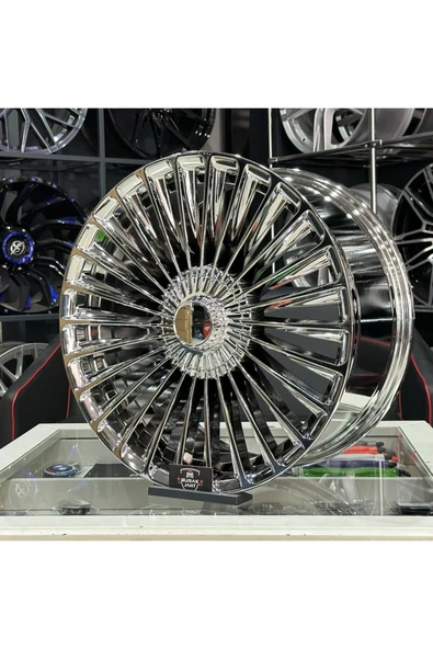 powcan 19 İNÇ 5X112 MERCEDES KROM JANT TAKIMI (4ADET) - 3