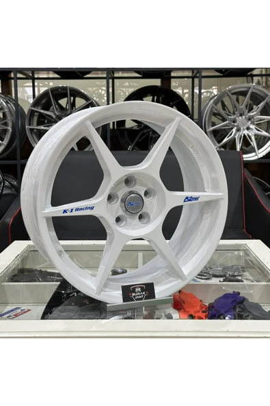 Sonic 17 İNÇ 5X100 POLO İBİZA SOFT WHİTE K1 RACING KOSEİ JANT MODELİ (4ADET) - 2