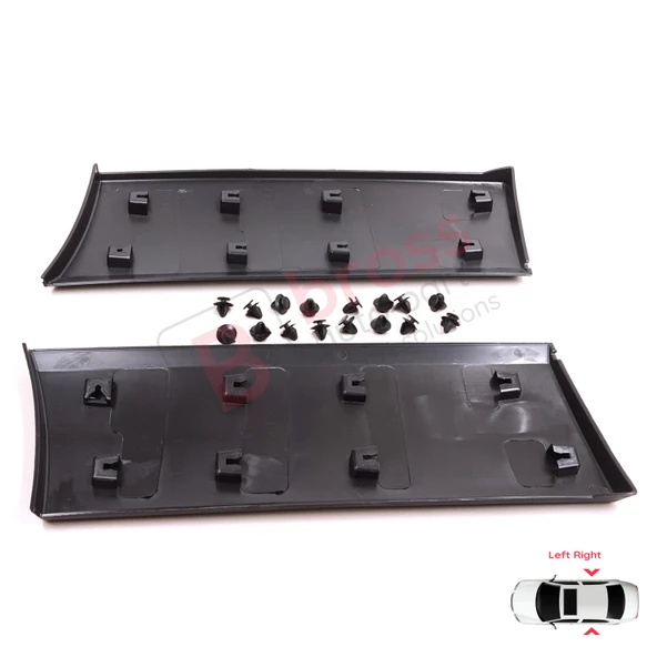 Renault Trafic 3 Fiat Talento Opel Vivaro B Nissan NV300 Primastar İçin Arka Sağ Sol Yan Çevre Bandı - Resim 3