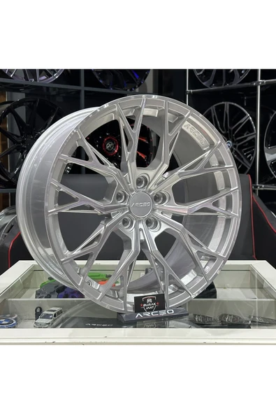 arceo 18 İNÇ 5X114.3 ARCEO ROMA Uyumlu SİLVER JANT MODELİ (4ADET) - 2
