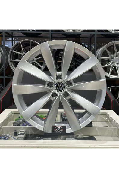 kormetal 18 Inç 5x100 Vw Polo Lugano Silver Jant Takımı (4ADET)