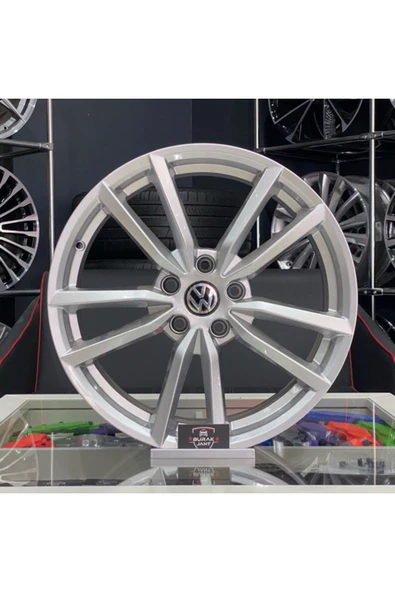 kormetal 18 İNÇ 5X112 VW GOLF JETTA CADDY UYUMLU PRETORİA SİLVER JANT TAKIMI (4ADET) - 2