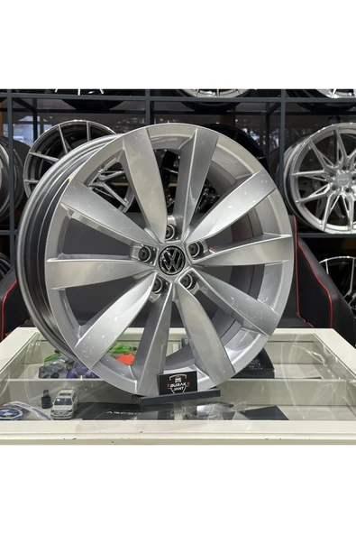 kormetal 18 Inç 5x100 Vw Polo Lugano Silver Jant Takımı (4ADET) - 2