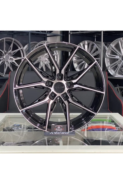 arceo 17 İNÇ 5X108 ARCEO MARSİLYA BLACK DİA. JANT MODELİ (4ADET)