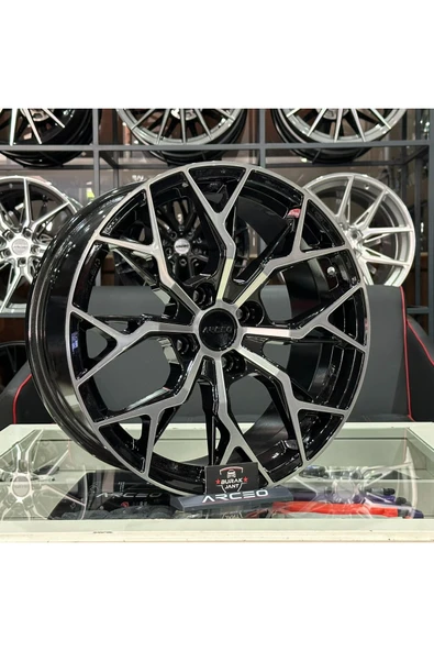 arceo 17 İNÇ 4X108 ET:25 BLACK DİAMON ARCEO ROMA PEUGEOT CİTRÖEN UYUMLU JANT MODELİ (4ADET) - 2