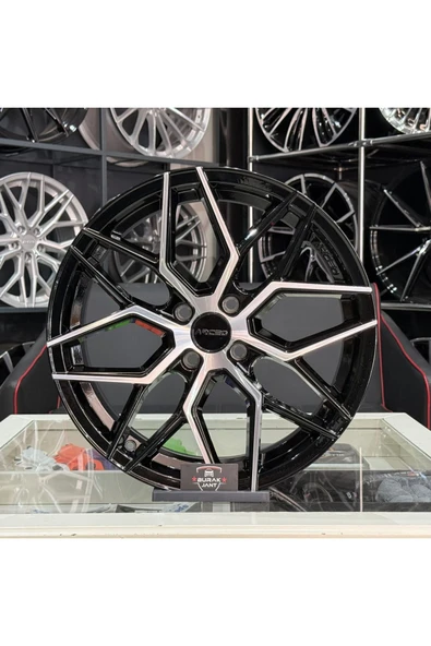 arceo 17 İNÇ 4X100 ARCEO M02 VALENCİA BLACK DİA. JANT TAKIMI (4ADET) - Resim 2