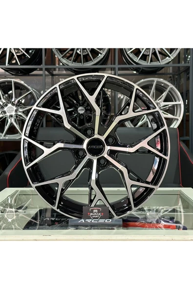 arceo 17 İNÇ 4X108 ET:25 BLACK DİAMON ARCEO ROMA PEUGEOT CİTRÖEN UYUMLU JANT MODELİ (4ADET)