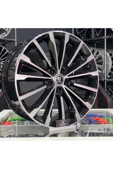 arceo SKODA SUPERB OCTAVIA 19 İNÇ 5X112 PHOENİX SİYAH JANT MODELİ (4ADET) - 2