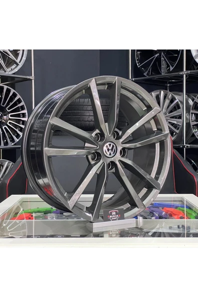 RC 18 İNÇ 5X112 VW GOLF JETTA CADDY GM METAL PRETORİA JANT TAKIMI (4ADET) Uyumlu - 2