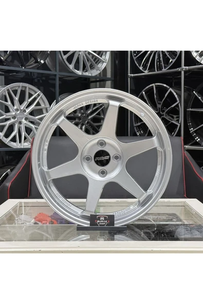 kormetal 17 İNÇ 4X100 VOLK TE37 SİLVER JANT TAKIMI (4ADET)