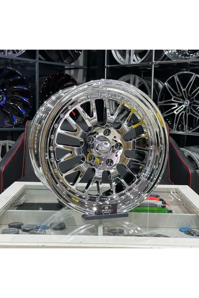 powcan 18 İNÇ 5X112 ÖN:8.5 ARKA:9.5 CCW CHROME JANT TAKIMI (4ADET) - 2