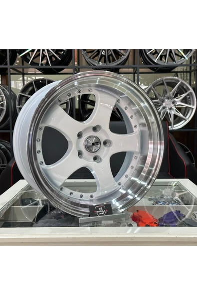 Emr 18 Inç 5x114.3 Ssr Lip Polish White Beyaz Ön Arka Jant Modeli (4ADET) - 2