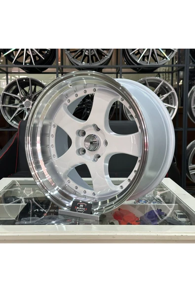 Emr 18 Inç 5x114.3 Ssr Lip Polish White Beyaz Ön Arka Jant Modeli (4ADET) - 3
