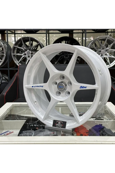 Sonic 17 İNÇ 5X100 POLO İBİZA SOFT WHİTE K1 RACING KOSEİ JANT MODELİ (4ADET) - 3
