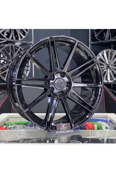 arceo 18 İNÇ 5X112 ARCEO MALLORCA PİANO BLACK JANT MODELİ (4ADET) - 1