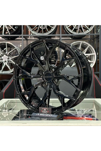 arceo 17 İNÇ 4X100 PİANO BLACK ARCEO ROMA JANT TAKIMI (4ADET) - 3