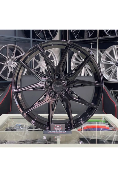 arceo 20 İNÇ 5X112 ARCEO MARSİLYA ÖN/ARKA PİANO BLACK JANT MODELİ (4ADET)
