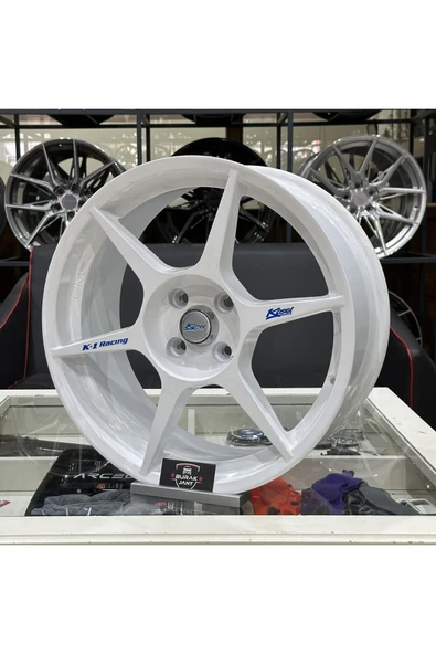 Sonic 17 İNÇ 4X100 SOFT WHİTE K1 RACING KOSEİ JANT MODELİ (4ADET) - 3