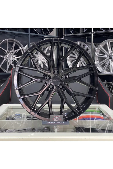 arceo 17 İNÇ 5X105 ARCEO VALENCİA PİANO BLACK JANT MODELİ (4ADET)