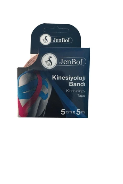 JENBOL KİNESİOLOGY TAPE AĞRI BANDI 5 CM X 5 M - TEN RENGİ - 3