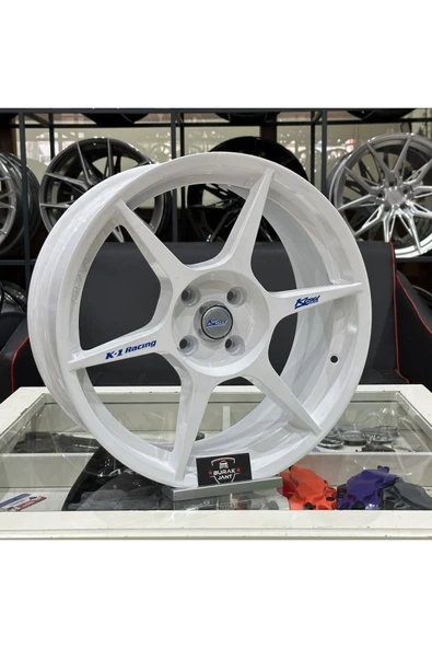 Sonic 17 İNÇ 4X100 SOFT WHİTE K1 RACING KOSEİ JANT MODELİ (4ADET) - 2