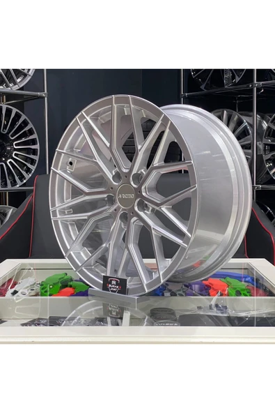 arceo 18 İNÇ 5X100 ARCEO VALENCİA SİLVER POLO SCALA İBİZA UYUMLU JANT MODELİ (4ADET) - 3