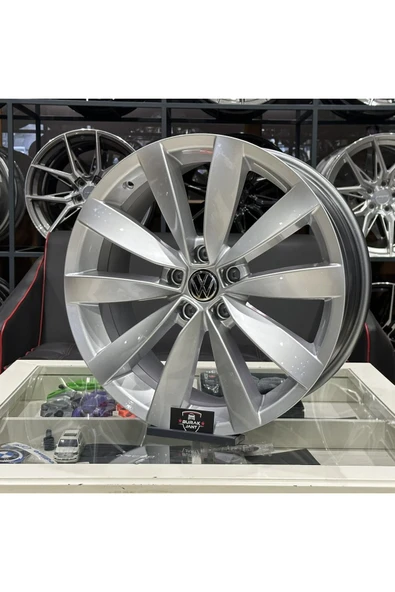 kormetal 18 Inç 5x100 Vw Polo Lugano Silver Jant Takımı (4ADET) - 3