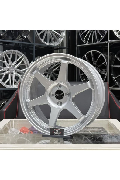 kormetal 17 İNÇ 4X108 VOLK TE37 SİLVER PEUGEOT UYUMLU JANT TAKIMI (4ADET) - 3