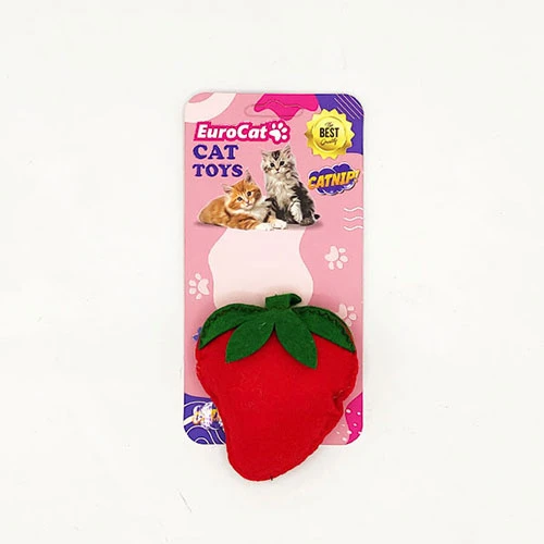 EuroCat Toys Peluş Çilek Kedi Oyuncağı